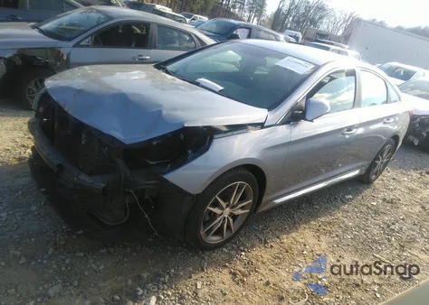 2017 Hyundai Sonata Sport 2.0T from USA, damaged, VIN 5NPE34AB4HH519636